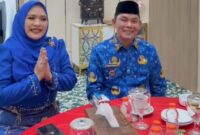 Wakil Ketua I DPRD Mura Dina Maulidah bersama Wakil Bupati Mura Rahmanto Muhiddin (foto: istimewa)