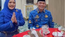 Wakil Ketua I DPRD Mura Dina Maulidah bersama Wakil Bupati Mura Rahmanto Muhiddin (foto: istimewa)