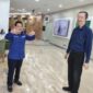 Ketua YLK Intan Banjar, Dr H Fauzan Ramon SH MH didampingi Direktur RS Ciputra Mitra Hospital, dr Sonny Prabowo, MARS, saat diskusi  program perlindungan konsumen dan penguatan pengawasan layanan publik dalam kunjungan ke RS Ciputra Mitra Hospital Banjarmasin di kawasan CitraLand, Jalan A Yani Km 8, Kabupaten Banjar. (foto: Mercy)