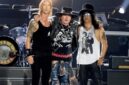 Personil asli GNR; Duff McKagan, Axl Rose dan Slash. (Foto: Istimewa)
