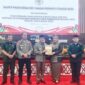 Wakil Ketua I DPRD Mura Dina Maulidah saat menerima Ranperda Pertanggungjawaban APBD Kab. Mura Tahun 2025 dari Wakil Bupati Mura Rahmanto Muhiddin (foto: Maya)