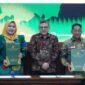 Bupati Murung Raya Heriyus didampingi Wakil Ketua I DPRD Dina Maulidah bersama Kepala BPK Perwakilan Provinsi Kalteng Dodik Achmad Akbar saat penyerahan LHP LKPD Tahun Anggaran 2025 di Aula BPK RI Perwakilan Kalteng, Palangka Raya (foto: istimewa)