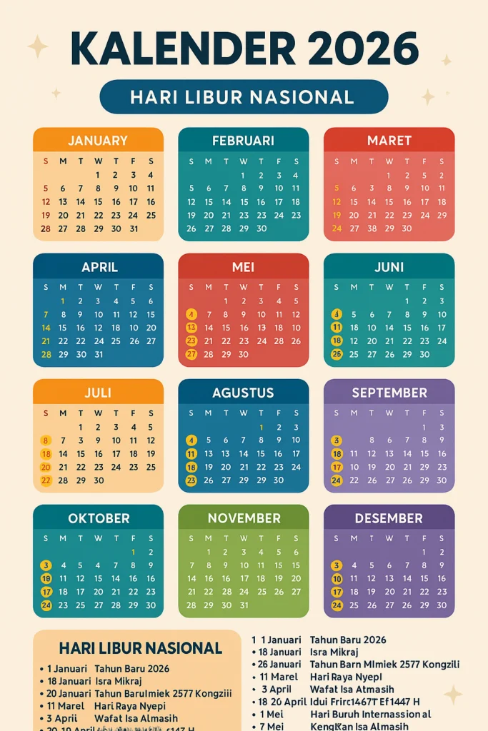 Kalender 2026