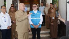 Ditinjau Gubernur Haji Muhidin Lokasi Rencana Pembangunan 5 SPKLU di Kawasan Kantor Gubernur Km 0 Banjarmasin (foto:adpim)
