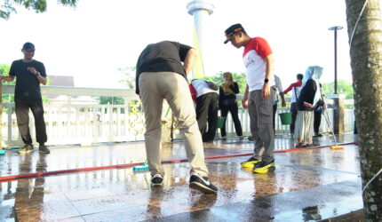 Bersihkan Kawasan Pariwisata Nol Km, Wali Kota Yamin Ajak Jajaran dan Forkopimda
