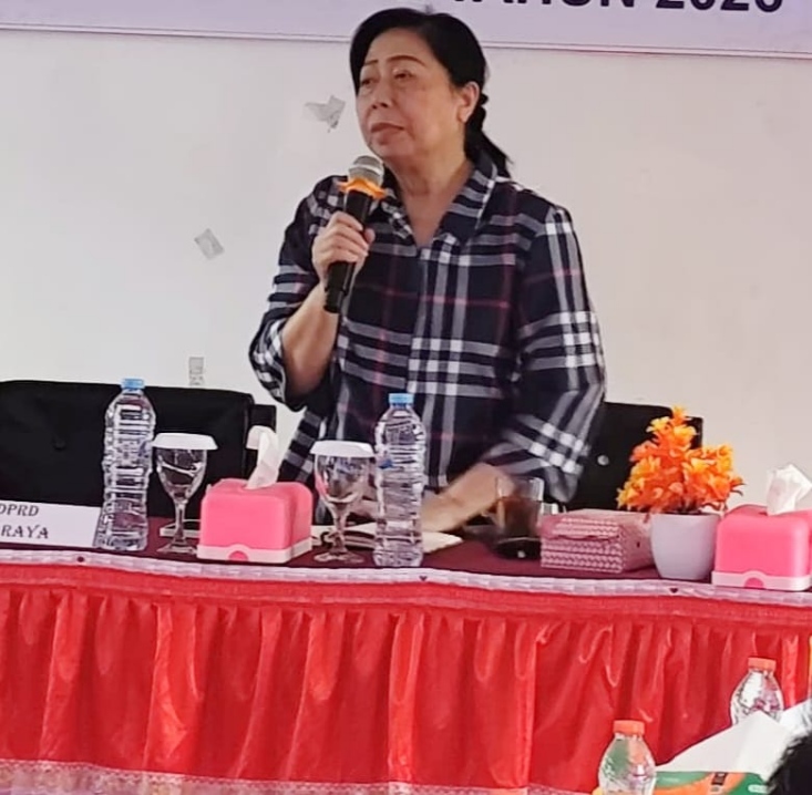 Anggota DPRD Kabupaten Murung Raya Tuti Marheni. (foto: Maya)
