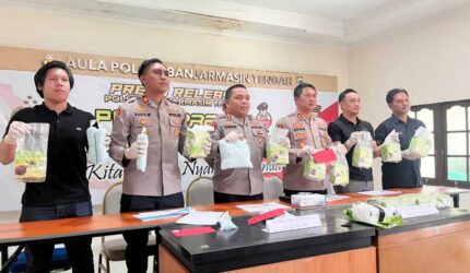 Jaringan Narkoba di Batola Digulung, Polisi Amankan 13 Kg Sabu dan Ribuan Pil Ekstasi