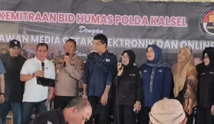 Promosi ke Babel, Kombes Pol Adam Erwindi Tinggalkan Jejak Positif, Dikenal Komunikatif dan Responsif oleh Insan Pers Kalsel