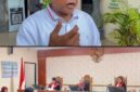 KASUS DUGAAN PENIPUAN BATU BARA – Kolase Komisaris PT Semesta Borneo Abadi (SBA), A Gafar Rehalat, dan suasana persidangan dugaan penipuan transaksi batu bara dengan terdakwa Richard Arief Muljadi di Pengadilan Negeri Banjarmasin satu Minggu lalu (Foto: Istimewa)