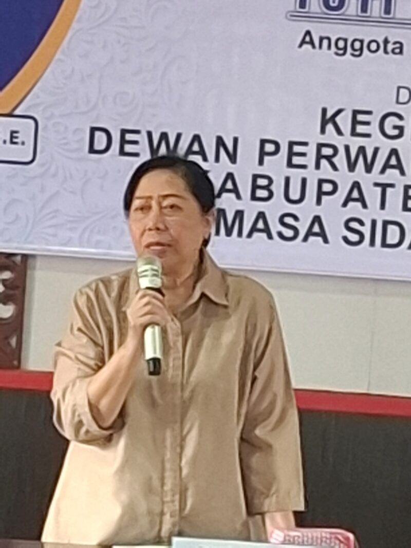Anggota DPRD Kabupaten Murung Raya Tuti Marheni. (foto: Maya)