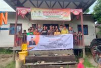 Anggota DPRD Kabupaten Murung Raya H. Barlin saat melaksanakan kegiatan reses di Desa Dirung Sararong, Kecamatan Barito Tuhup Raya. (foto: istimewa)