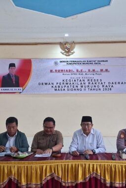 Rumiadi Reses di Kecamatan Laung Tuhup, Perbaikan Jalan Utama jadi Prioritas