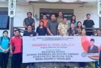 Friedrich D. Yoga saat melaksanakan reses di Kecamatan Murung (foto: istimewa)