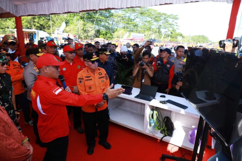 Gubernur Haji Muhidin Tekankan Patroli Terpadu dan Perkuat Deteksi Dini Titik Panas (foto:adpim)