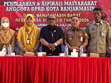 reses Anggota DPRD Kota Banjarmasin, Saut Nathan Samosir