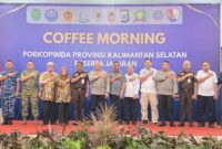 Sekdaprov Kalsel HM Syarifuddin: Memperkuat Sinergi Lintas Sektor dan Menjaga Stabilitas Daerah Melalui Coffe Morning (foto:adpim)