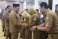 Wabup Syairi Lantik Pejabat Administrator dan Pengawas Lingkup Pemkab Kotabaru