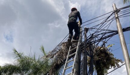 Kabel Semrawut Ditata, Pemko Banjarmasin Siapkan Aturan Fiber Optik