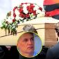 AIR MATA MALDINI – Paolo Maldini tak kuasa menahan tangis saat menggotong peti jenazah Franco Baresi dalam prosesi pemakaman di Basilika Sant'Ambrogio, Milan. Ribuan Milanisti dan legenda sepak bola dunia mengantar kepergian sang 