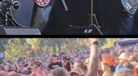 MENDUNIA – Trio metal asal Garut, Voice of Baceprot (VOB), tampil memukau di panggung Copenhell 2026 di Kopenhagen, Denmark, dan mencatat sejarah sebagai band Indonesia pertama yang tampil di festival rock dan metal terbesar di kawasan Skandinavia. (foto: kolase tangkapan layar Instagram Rockstar Magz)