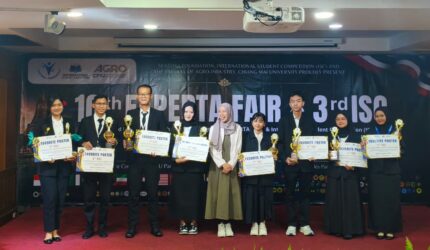 Mahasiswa Fakultas Pertanian UNISKA Raih Emas Internasional Lewat Limbah Buah Naga