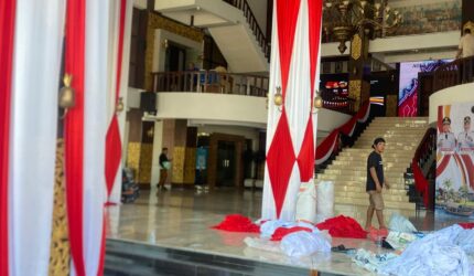 Wajah Balai Kota Mulai Dipercantik, Sambut Dirgahayu Republik Indonesia