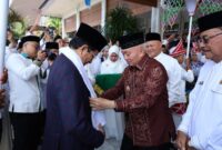 Gubernur Haji Muhidin Menerima Kunjungan Menteri Agama RI KH Nasaruddin Umar di Banjarmasin (foto:adpim)
