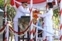 Gubernur Kalsel Haji Muhidin Menjadi Inspektur Upacara pada Peringatan HUT ke-81 Republik Indonesia di Kalimantan Selatan (foto:adpim)