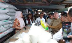 Cek Langsung Harga Bahan Pokok Pangan, Gubernur Muhidin Tinjau Pasar Keramat Barabai HST