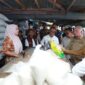 Gubernur H. Muhidin Tinjau Pasar Keramat Barabai HST, Cek Langsung Harga Bahan Pokok Pangan (foto:adpim)