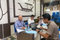 Teks. Uji Kompetensi Wartawan Utama Angkatan ke-71 di Aula Pemko Banjarmasin dengan penguji dari Lembaga Uji (LU) Universitas Prof Moestopo (Beragama) Jakarta, yang digelar Serikat Media Siber Indonesia (SMSI) Kalsel.