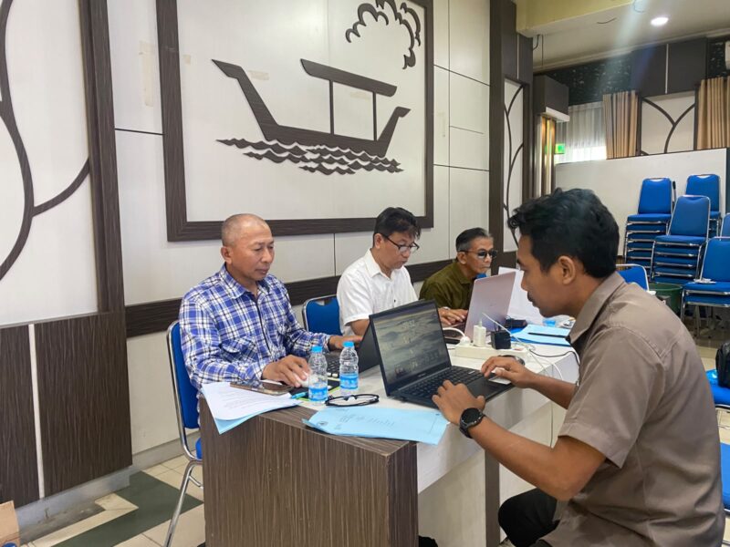 Teks. Uji Kompetensi Wartawan Utama Angkatan ke-71 di Aula Pemko Banjarmasin  dengan penguji dari Lembaga Uji (LU) Universitas Prof Moestopo (Beragama) Jakarta, yang digelar Serikat Media Siber Indonesia (SMSI) Kalsel.