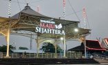 Kawasan Siring dan Balai Kota Banjarmasin Semakin Dipercantik Dengan Lampu Hias