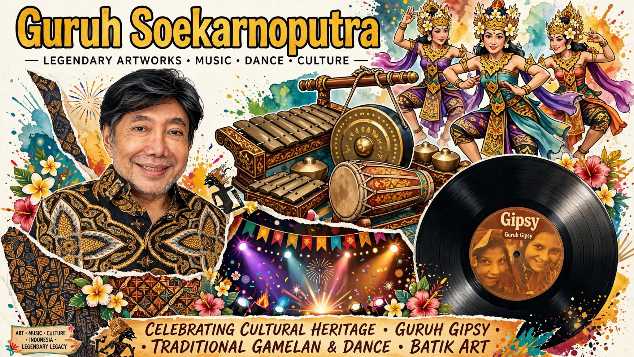 Jejak Karya Legendaris Guruh Soekarnoputra, Sang Maestro Seni Putra Bung Karno