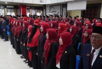 150 ASN Pemko Banjarmasin Dilantik, Yamin HR Tekankan Penguatan Pelayanan Publik