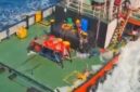 Kapal TIM SAR gabungan saat melakukan pencarian korban hilangnya Kapal Virgo Transport 8.( foto istimewa)

 