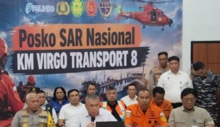 UPDATE KM Virgo Transport 8: Menhub Sebut 130 Penumpang Masih Hilang, KNKT Selidiki Penyebab Terbalik