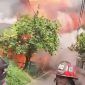 Empat Rumah Terbakar di Cempaka XI Banjarmasin, Terduga Pelaku Diamankan Polisi
