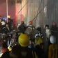 BREAKING News! Diduga Dibakar Pria Gangguan Jiwa, Alfamart Km 13 Gambut Terbakar, Satu Tewas