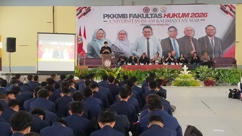 Mahasiswa Baru Fakultas Hukum Uniska Ikuti PKKMB 2026