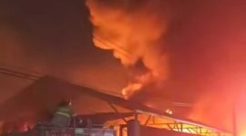 Di Tengah Kesibukan Padamkan Karhutla, Gudang Solar di Indrasari Martapura Terbakar Hebat