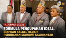 Pembina DPD ORI Kalsel H Junaidi (tengah)dan Divisi Hukum Ketua Umum H Rachmad Fadillah, S.H. (kanan), Ketua YLKI Kalsel , DR Akhmad Murjani dan Sekjen etaris Adv Bujino A Salam, SH, MH (foto: dokumen /grafis AI )