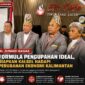 Pembina DPD ORI Kalsel  H Junaidi (tengah)dan  Divisi Hukum Ketua Umum  H Rachmad Fadillah, S.H. (kanan), Ketua YLKI Kalsel , DR Akhmad Murjani dan Sekjen etaris Adv Bujino A Salam, SH, MH  (foto: dokumen /grafis AI )