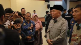 Gubernur Kalsel Haji Muhidin Saat Bersama Wartawan