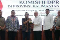Gubernur Muhidin Apresiasi Kunjungan Komisi II DPR RI