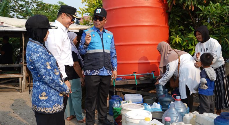 Tinjau Distribusi Air Bersih, Yamin Harap Warga Kuin Cerucuk Tak Lagi Kesulitan