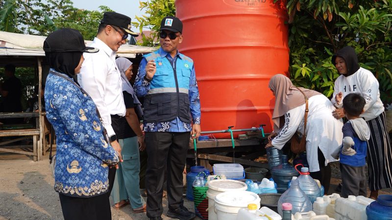 Tinjau Distribusi Air Bersih, Yamin Harap Warga Kuin Cerucuk Tak Lagi Kesulitan