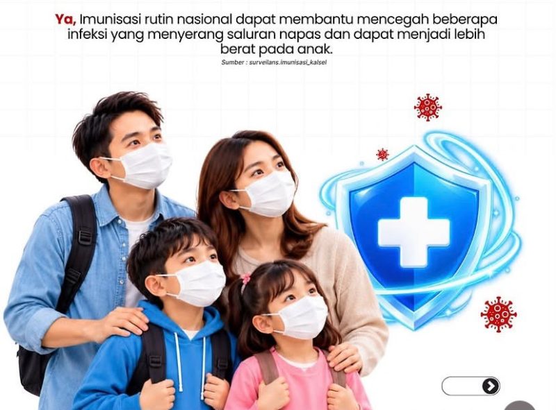 Lindungi Anak Dengan Imunisasi dan Resiko Kabut Asap