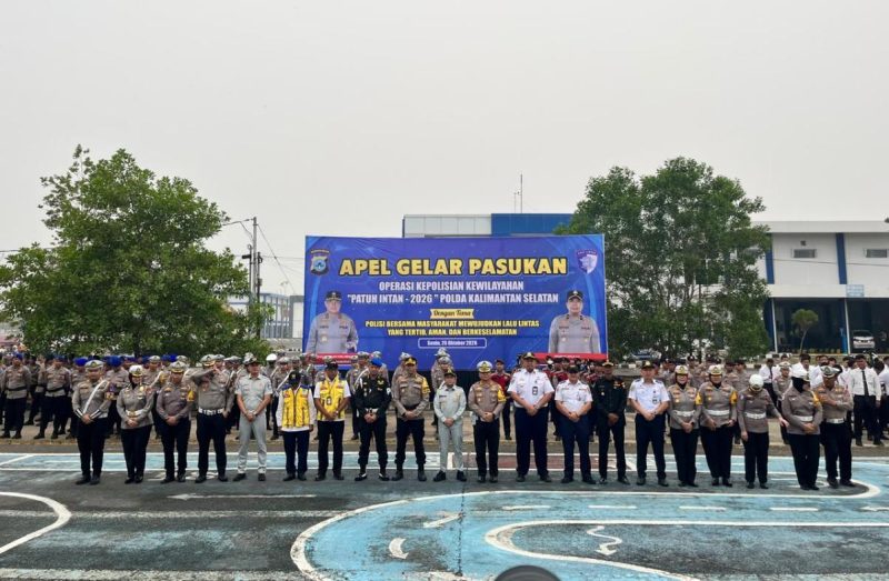 Kabut Asap Selimuti Kalsel, Polda Kalsel Gelar Operasi Patuh Intan 2026 Kedepankan E-TLE
