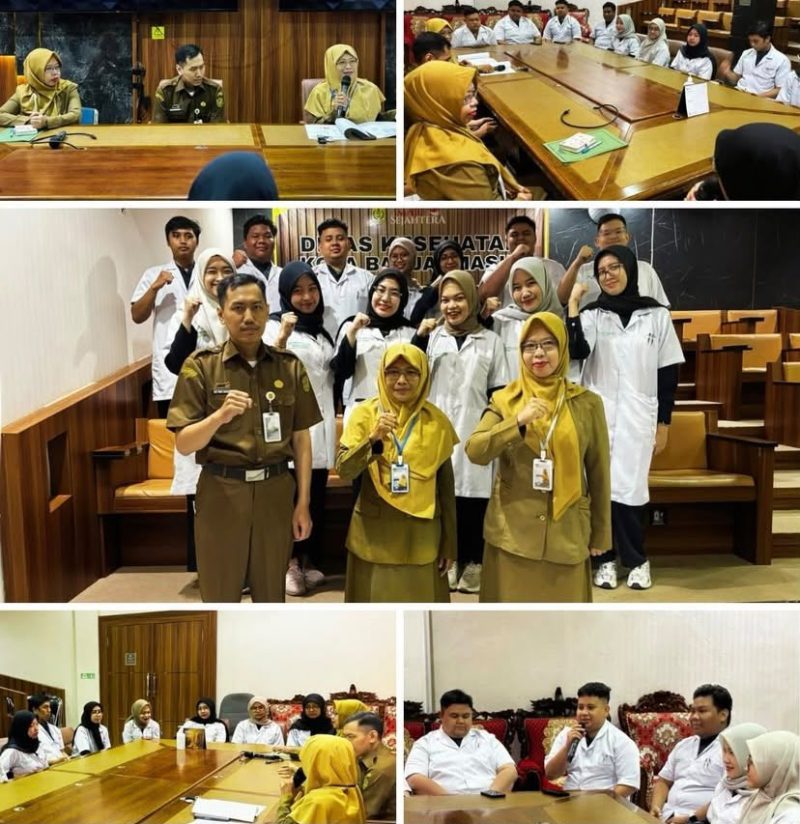 Dinkes Banjarmasin Bekali Mahasiswa ULM Ilmu Kesmas